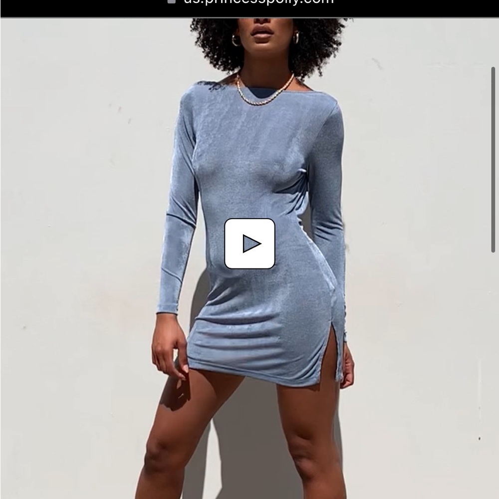 Blue dress